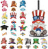 Otoolling Holiday Interchangeable Paper Towel Holder Countertop Vintage Gnome Metal Stand Towels Paper