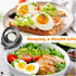3 Egg Slicer, BIBURY Egg Slicer for Hard Boiled Eggs, Egg Cutter Heavy Duty Aluminium for Egg Strawberry Mushroom Soft