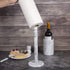 Creative Home Off-White Natural Marble Paper Towel Holder, 5.5" Diam. x 12.5" H (Color May Vary)