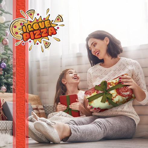 71 inches 300 Bcareself Pizza Blanket for Adult Kids, Double Sided Funny Realistic Food Pepperoni Pizzas Personalized
