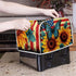 Sunflower Butterfly Print Toaster Cover, 2 Slice, Washable American Flag Kitchen Appliance Protector, Anti-dust Bread