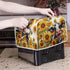 Sunflower Cow Printed Toaster Cover, 4 Slice Anti Fingerprint Oven Dust Cover for Small Kitchen Appliances