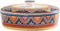 Bico Tunisian Ceramic Tortilla Warmer, 8.9 Inch Tortilla Holder with Lid for