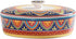 Bico Tunisian Ceramic Tortilla Warmer, 8.9 Inch Tortilla Holder with Lid for