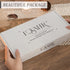 Decorative Wood Riser for Display, Modern Farmhouse Pedestal Stand for Home & Kitchen Decor, Rustic Bathroom Counter