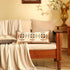 Set 1,Floral 12"x20" bilin gaier Brown Throw Pillow Covers of Farmhouse Linen Accent Pillows Cover for Couch Throw