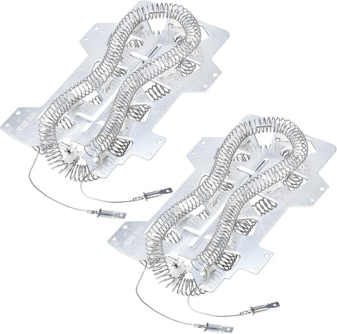 AMI PARTS 2 Pack Dryer Heating Element DC47-00019A Compatible with Samsung - Replaces DC47-00019A, 35001247, 35001119,