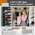 Cotohim 10 600D - Pocket Over - the - Door Hanging Shoe Organizers & Rack, Made of Sturdy Oxford + Non - Woven Fabric