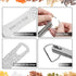Stainless Steel Measuring Cups and Spoons Set, 5 Cups and 6 Spoons
