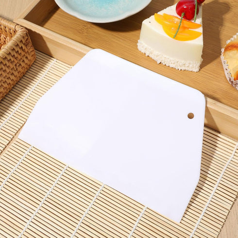 YARNOW Bench Scraper, 2 PCS Plastic Dough Scrapers, Food-Grade Bench Scrapers for Baking