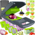 Pro-Series 16-in-1 Vegetable Chopper - Dewpeton Mandoline Slicer, Food Chopper with Container, Kitchen Essential
