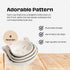 Cat Measuring Cups Set - Stackable Ceramic Baking Measuring Cups, Cute Kitchen Accessories for Cat Lovers