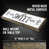 Home Wood Signs (Medium - Wood and Metal, Home Sweet Home)