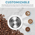 Aroma Housewares Mini Coffee Grinder and Electric Herb Grinder with Stainless Steel Grinding Blades, 40g, White