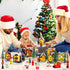 29 Set Woanger Pieces Christmas Village LED Lighted Houses for Christmas Village Xmas Scene Figurines Decoration