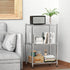 MZG Wire Storage Shelving 3-Tier Utility Shelving Unit, Steel Organizer Wire Rack for Home, Kitchen, Office - Chrome