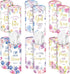 Outus 12 Pcs Floral Christian Car Tissues Cylinder Holder with 3 Ply Facial