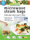 25-Pack Large Quickasteam Microwave Steam Cooking Bags for Healthier, Faster Vegetables
