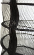 Natural Buy 9 Inch 7 Indoor/Closet Level Micro Hanging Dry Net Drying Rack for Herbs, Organizer, Freshner - Black Mash