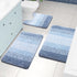 Arotive Shaggy Soft Bathroom Rugs, Absorbent Microfiber Bath Mats, Non-Slip Machine Wash Dry, 30" x 20", Light Blue