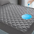 Lunsing Full Size Mattress Protector, Waterproof and Breathable Quilted Cover with 6-16 Inches Deep Pocket, Grey