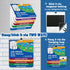 TZARROT Air Fryer Magnetic Cheat Sheet Set: Over 200 Foods Cooking Guide Flip Chart