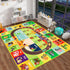 Mfmiudole ABC Kids Rug for Playroom 59"39.4" Baby Play Mat Alphabet Rug Animal
