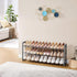 3-Tier Closet FAVOOSTY Expandable Shoe Rack, Adjustable Shoe Shelf Storage Organizer Space Saving Metal Free Standing
