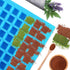Silicone Candy Molds, 2 Pack 126-Cavity Mini Square Chocolate Molds for Gummy Jelly Truffles, Pralines, Caramels