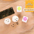 Rice Mold Cartoon Bento Maker, Mould Ball & Seaweed Nori Cutter for Baby Kids Meal, Set of 5