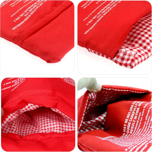 2 Pack ZukoCert Microwave Potato Bags, Reusable Baked Potato Cooker for Perfectly Cooked Potatoes, Quick & Easy