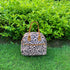 FlowFly Insulated Lunch Bag with Shoulder Strap, Large Reusable Tote for Work, School, Travel, Meal Prep, Leopard