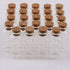 MaxMau 24PCS 10ml Glass Bottles Mini Vials with Cork Stoppers for DIY Decoration and Wedding Favors