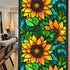 Decorative Window Privacy Film, Stained Glass Window Clings, Anti-UV Frosted Tinting Film, Non-Adhesive, 17.7" x 39.5"