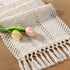 Socomi Boho Table Runner Summer Farmhouse Rustic Dining Kitchen Centerpiece Decor Small