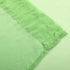 GYROHOME Basic Rod Pocket Sheer Voile Curtain Set of 2 Panels, Sunlight Filtering for Living Room (Green 52x84 inch)
