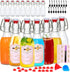 QAPPDA 16 Pack 8 oz Swing Top Glass Bottles with Stoppers, Flip Top Brewing Bottles for Homemade Kombucha and More