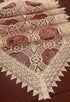 16 72 Inch Simhomsen Embroidered Vintage Floral Lace Burgundy Table Runner