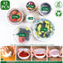 Adpartner Silicone Stretch Lids, 12 Pack of Reusable BPA-free Covers for Food Storage