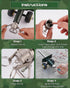 4 lbs Firecracker Cannon, Stainless Steel Mini Cannon Model Shoots Firecrackers, Military Collectible Ornaments, Robust