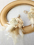 Dried Flowers Boutonnieres Set of 2 for Men, Rustic Boho Fall Wedding Grooms Buttonhole with Pampas Grass Decoration