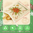 5PCS Set 2 3 Christmas Beeswax Bread Bags Reusable Bread Bags + Wax Paper Sheets,Eco-Friendly Beeswax Wraps