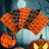 5PCS Halloween Themed Silicone Molds, 70 Cavity 3D Skeleton Pumpkin Ghost Bat Shapes for Baking