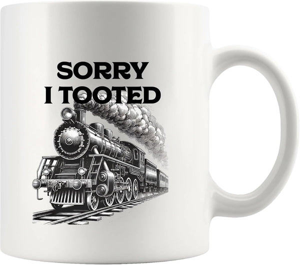 Panvola Sorry I Tooted Train Train Lovers Gifts For Dad Mom Husband