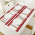 Stylish Placemats for Dining Table Decor, Cute Gnome I Love U Valentine's Day Non-Slip Table Mat, Set of 4