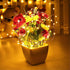 Joomer 4 Pack 16FT 50 LED Fairy Lights Battery Operated, Each LED Cuttable Starry Lights with Timer for Bedroom