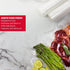 NESCO VS-05B 8" x 12" Vacuum Sealer Bags, Dishwasher Safe, Tear Resistant, Safe to Microwave, Boil, or Freeze