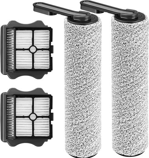 Vylaier Roller Brush Replacement and Vacuum Filter Kit Compatible Only with Tineco Floor