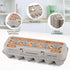 1 Dozen (Pack 15) MT Products Natural Pulp Jumbo Egg Cartons - Disposable Egg Storage Container of - Made in the USA