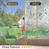 Rainbow Window Privacy Film, Decorative Stained Glass Tint for Home, 3D Decals Clings for Glass Windows, 17.5" by 78.74"